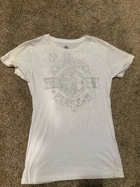 American Fighter White Short Sleeve Graphic Tee